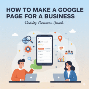 how to make a google page for a business